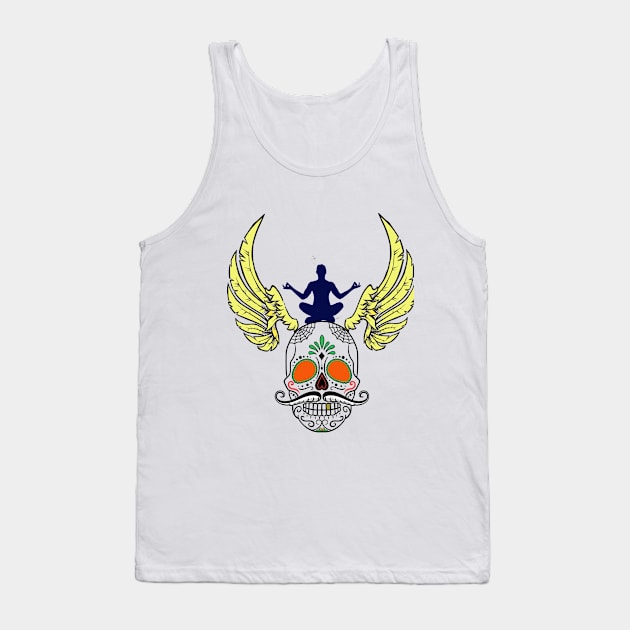 Skull Logo Tank Top by Shreedigital 